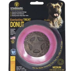 Starmark Everlasting Donut Treat Dog Toy, Medium