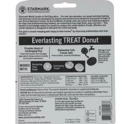 Starmark Everlasting Donut Treat Dog Toy, Medium