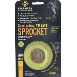 Starmark Everlasting Sprocket Tough Treat Dispenser Dog Toy