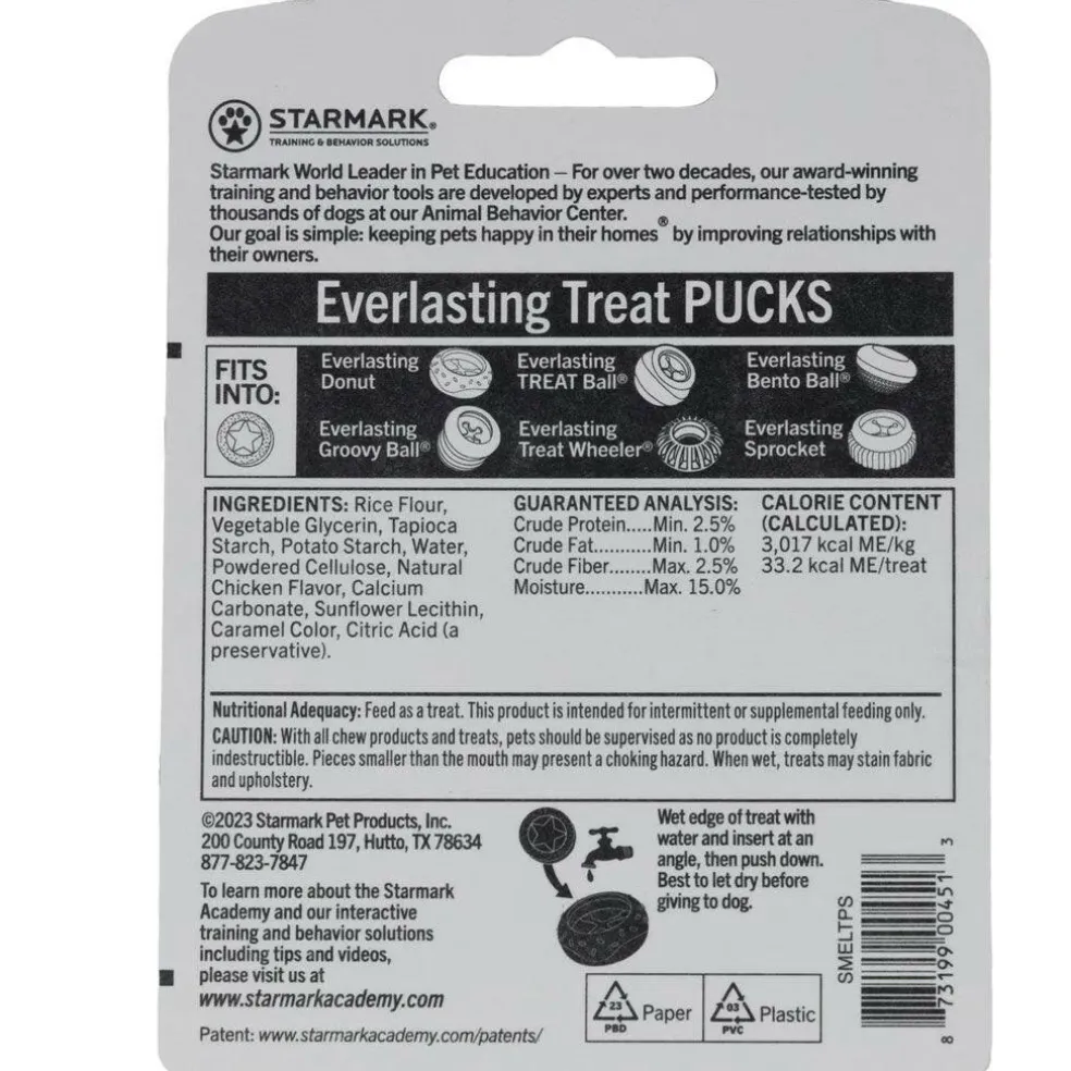 Starmark Everlasting Treat PUCKS Chicken Flavor Dental Dog Chews