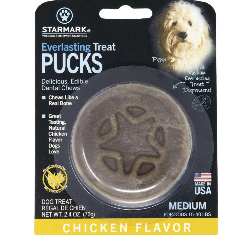 Starmark Everlasting Treat PUCKS Chicken Flavor Dental Dog Chews