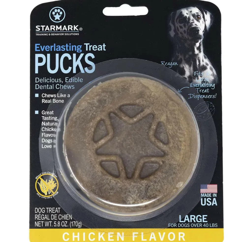 Starmark Everlasting Treat PUCKS Chicken Flavor Dental Dog Chews