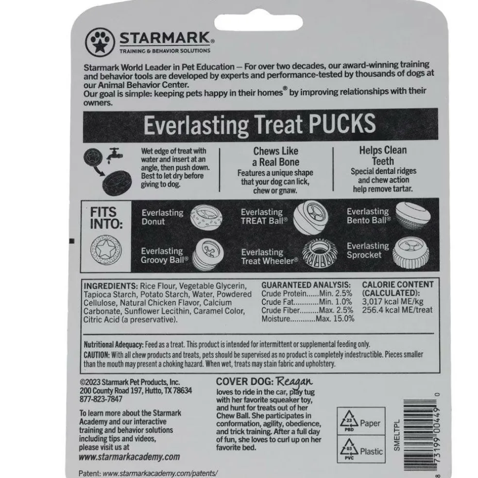 Starmark Everlasting Treat PUCKS Chicken Flavor Dental Dog Chews