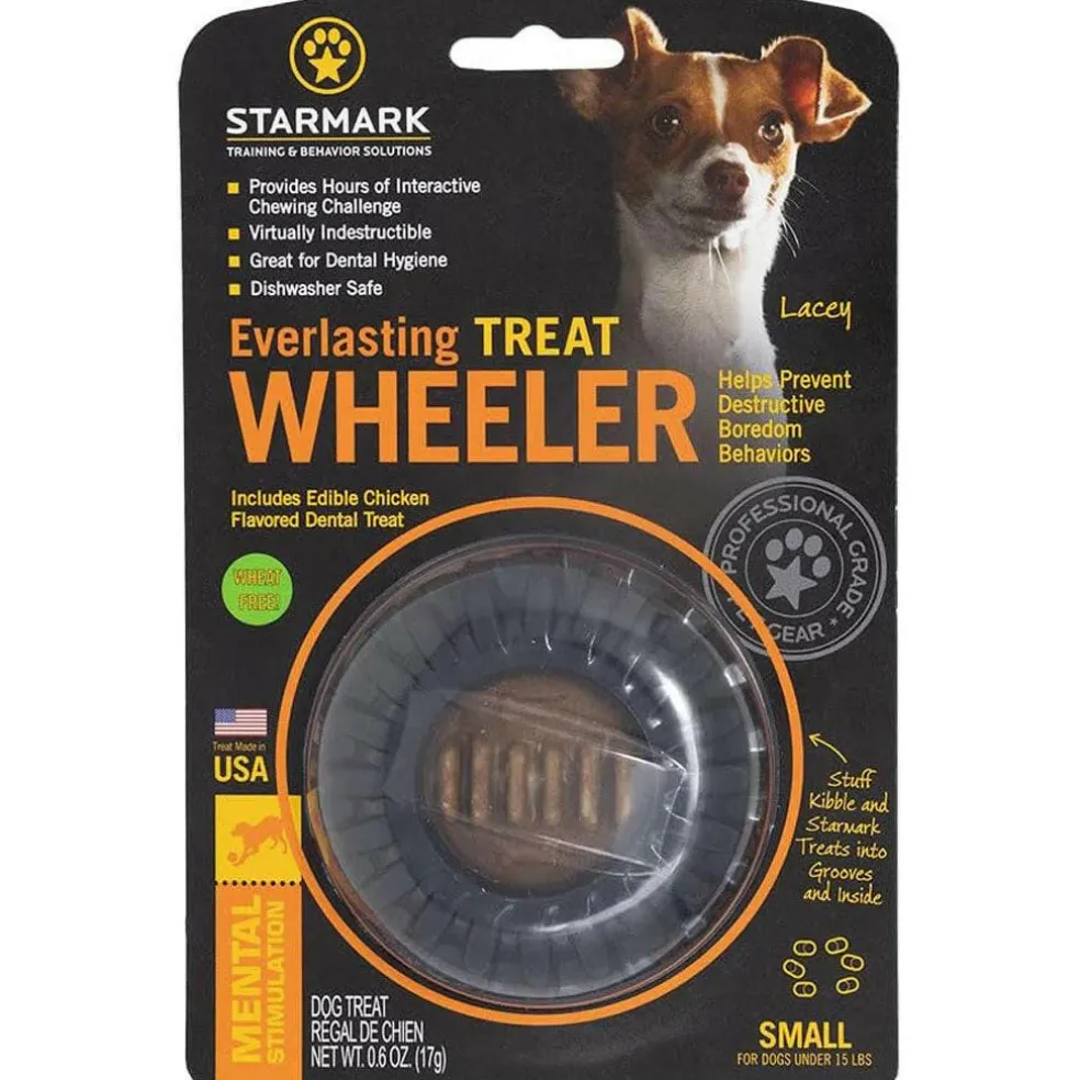 Starmark Everlasting Treat Wheeler Tough Dog Chew Toy