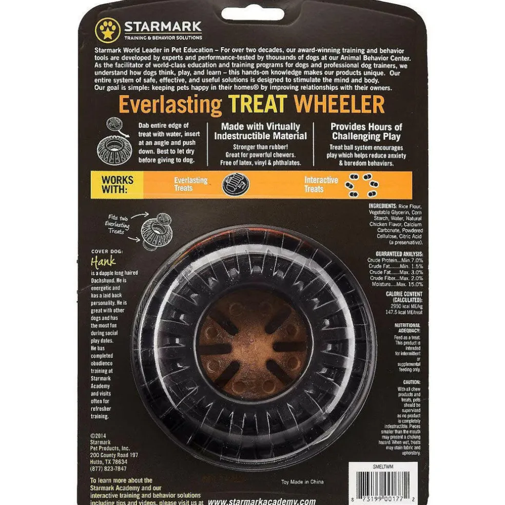 Starmark Everlasting Treat Wheeler Tough Dog Chew Toy