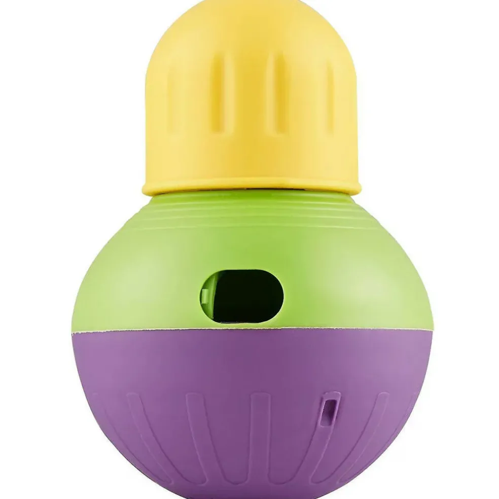 Starmark Treat Dispensing Bob-a-Lot Dog Toy, Small