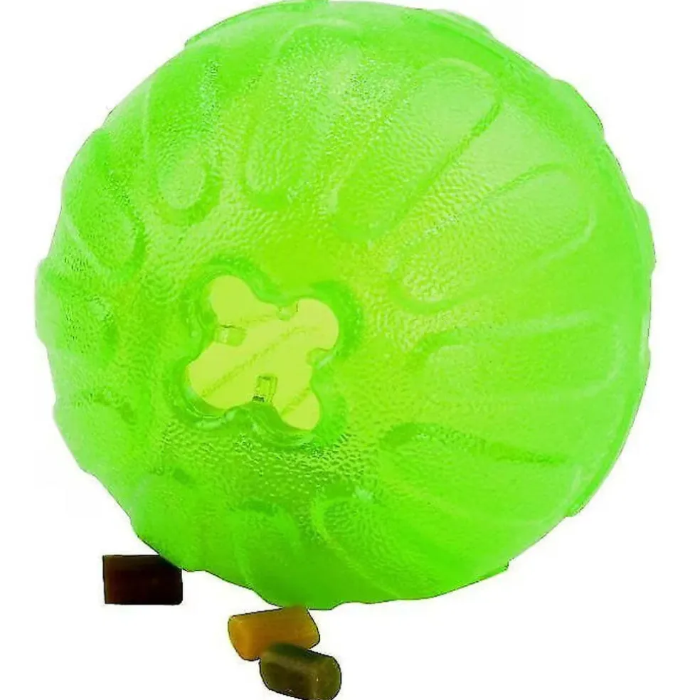 Starmark Treat Dispensing Chew Ball Tough Dog Toy