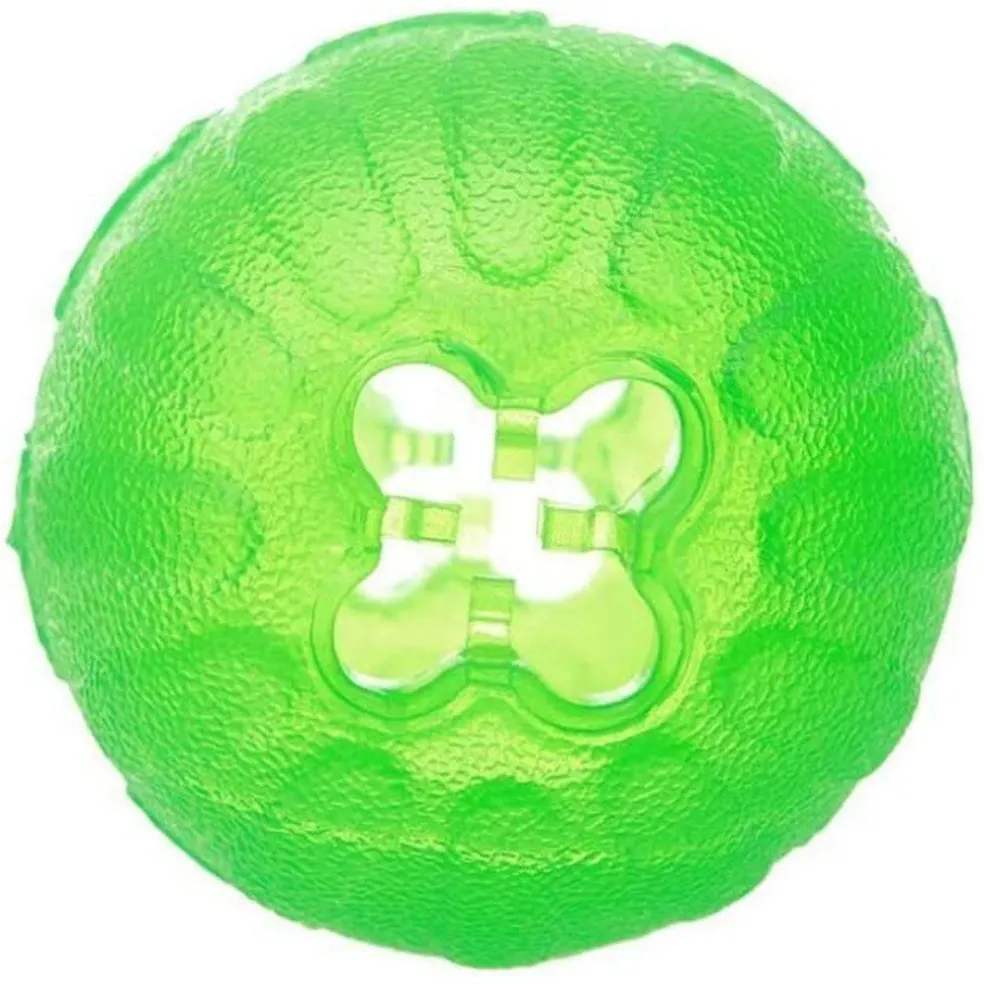 Starmark Treat Dispensing Chew Ball Tough Dog Toy