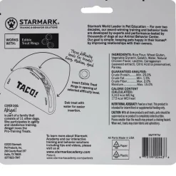Starmark Treat Ringer Taco Dispenser Dog Toy