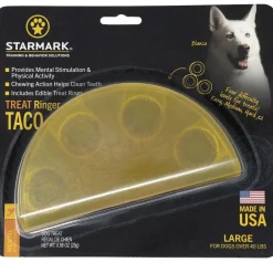 Starmark Treat Ringer Taco Dispenser Dog Toy