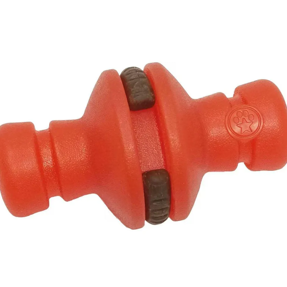 Starmark Twist & Lock Roller Dog Toy, Large