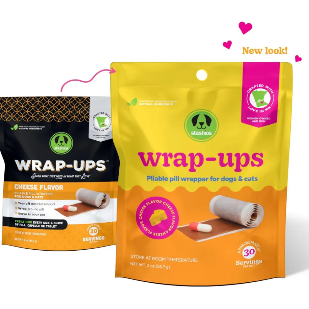 Stashios Wrap-Ups Cheese Flavor Pill Wrapper for Dogs & Cats (2 oz)