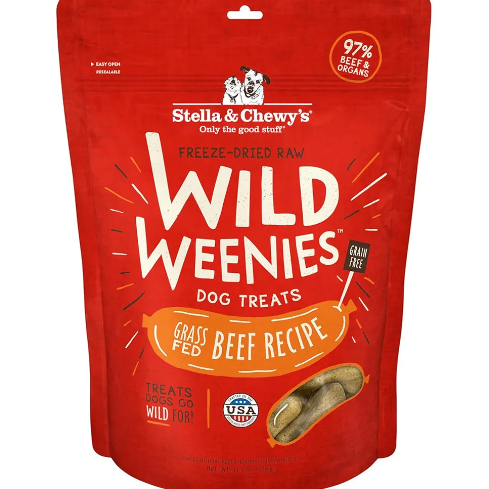 Stella & Chewy's Beef Wild Weenies Freeze-Dried Raw Dog Treats