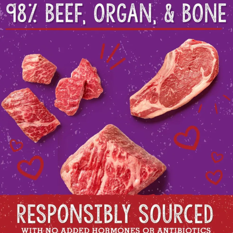 Stella & Chewy's Bountiful Beef Dinner Morsels Freeze-Dried Raw Food for Cats