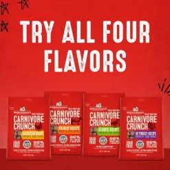 Stella & Chewy's Carnivore Crunch Grass-Fed Beef Recipe Freeze-Dried Raw Dog Treats (3.25 oz)