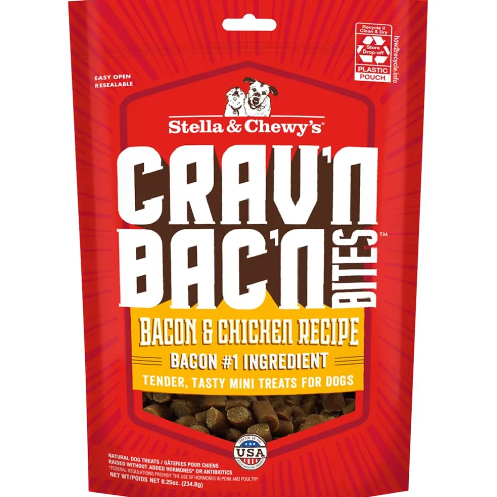 Stella & Chewy's Crav'n Bac'n Bites Bacon & Chicken Recipe Dog Treats (8.25 oz)