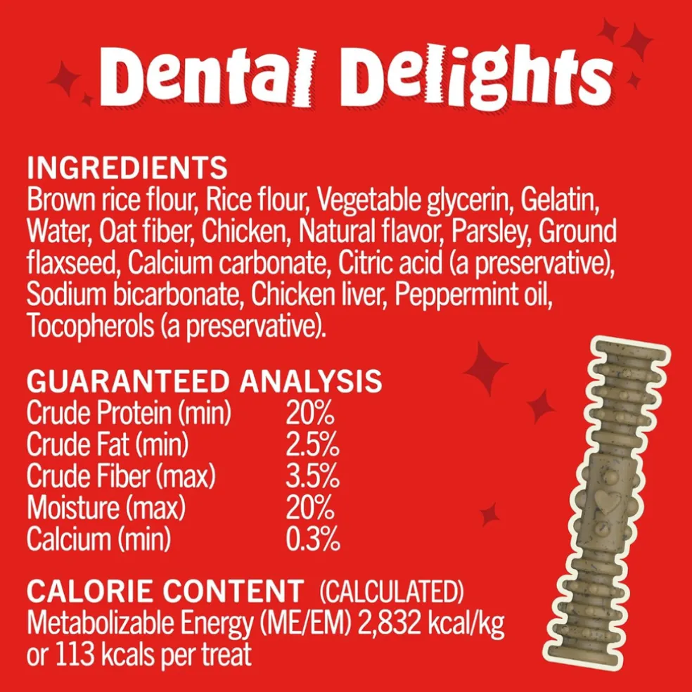 Stella & Chewy's Dental Delights 4-in-1 Dental Treats for Dogs