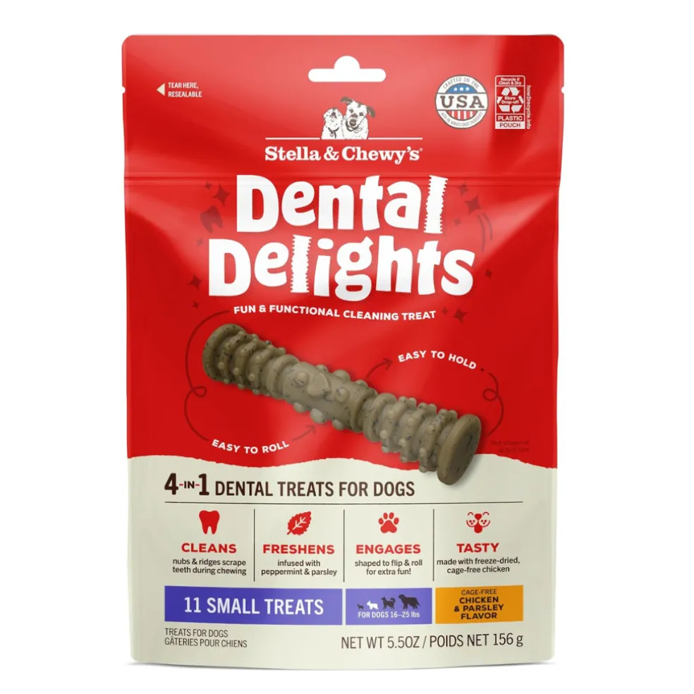 Stella & Chewy's Dental Delights 4-in-1 Dental Treats for Dogs