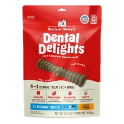 Stella & Chewy's Dental Delights 4-in-1 Dental Treats for Dogs