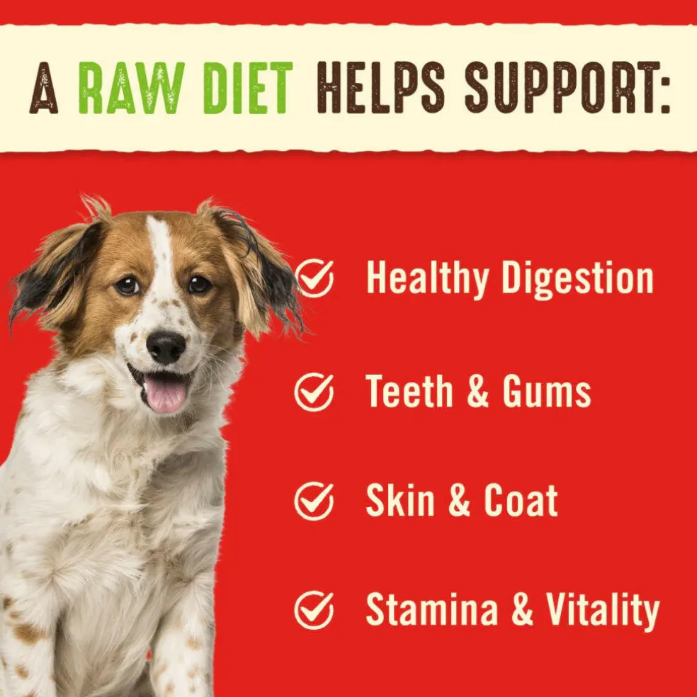 Stella & Chewy's Duck Duck Goose Dinner Patties Freeze-Dried Raw Food For Dogs