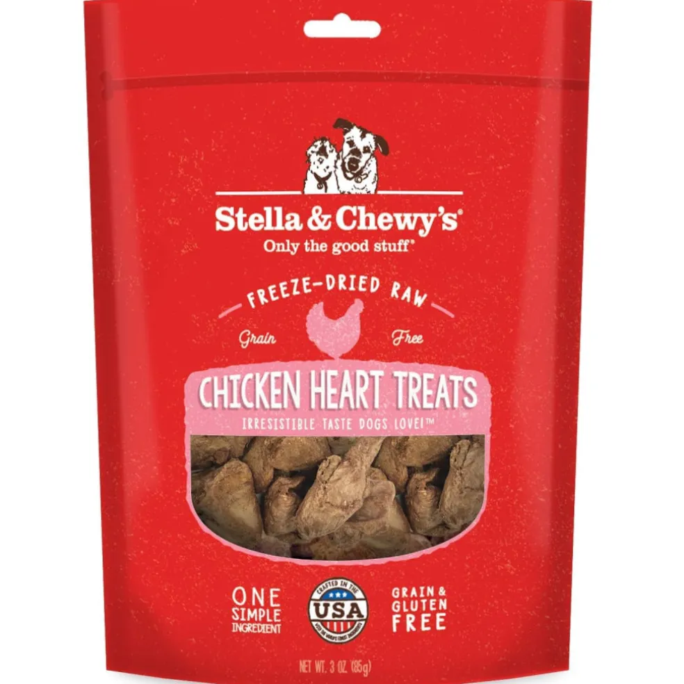 Stella & Chewy's Free-Dried Chicken Hearts Dog Treats