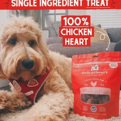 Stella & Chewy's Free-Dried Chicken Hearts Dog Treats