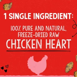 Stella & Chewy's Free-Dried Chicken Hearts Dog Treats