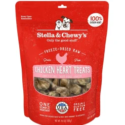 Stella & Chewy's Free-Dried Chicken Hearts Dog Treats