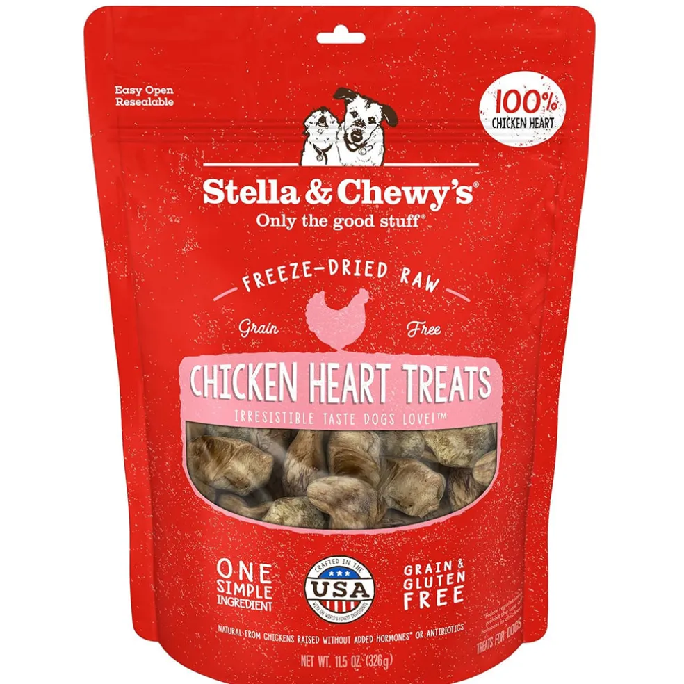 Stella & Chewy's Free-Dried Chicken Hearts Dog Treats