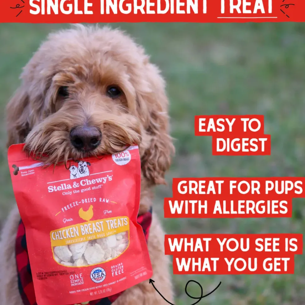 Stella & Chewy's Freeze-Dried Chicken Breast Dog Treats (2.75 oz)