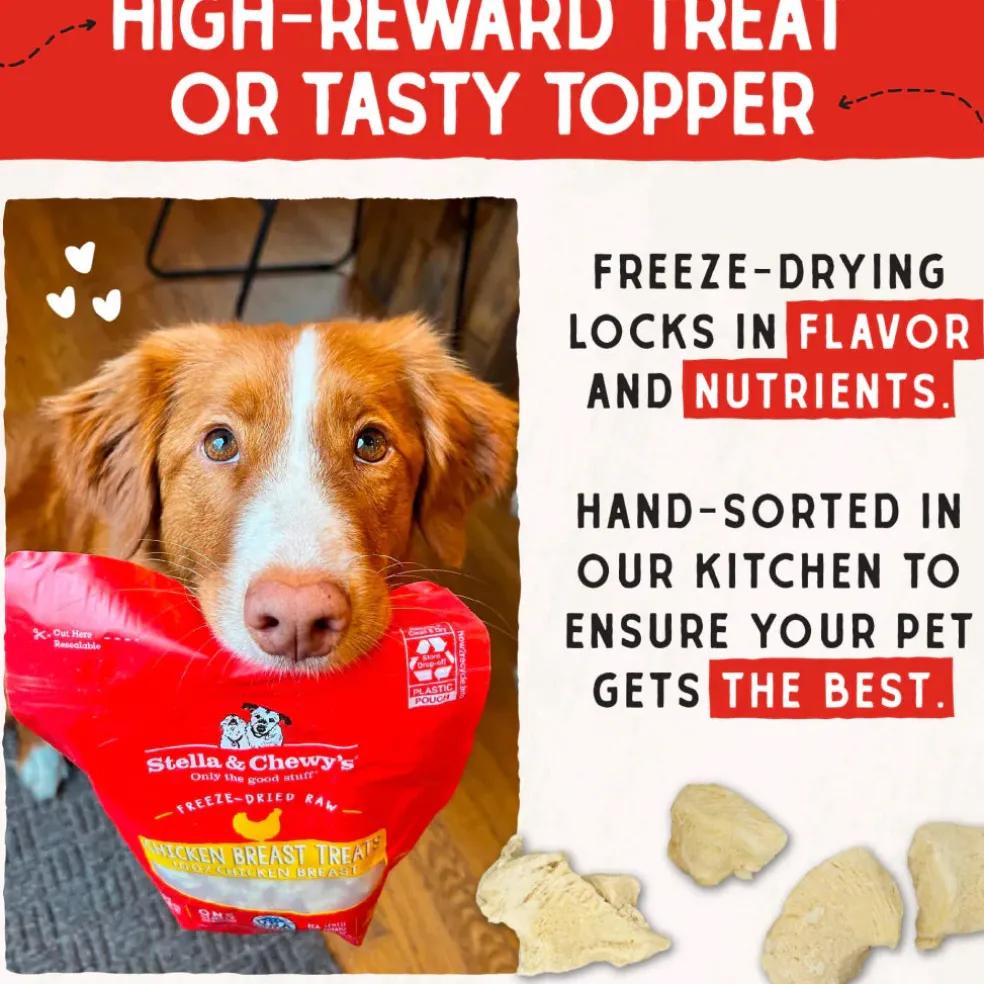 Stella & Chewy's Freeze-Dried Chicken Breast Dog Treats (2.75 oz)