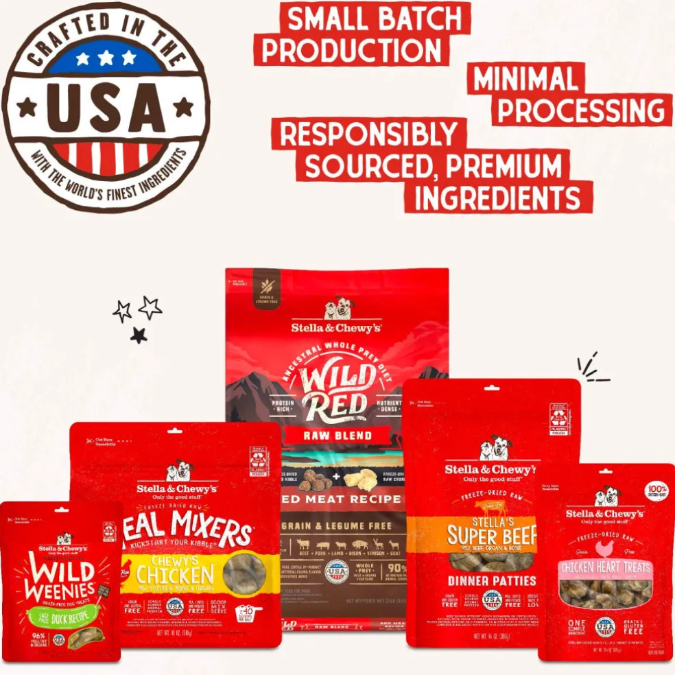 Stella & Chewy's Freeze-Dried Lamb Liver Treats For Dogs (3 oz)