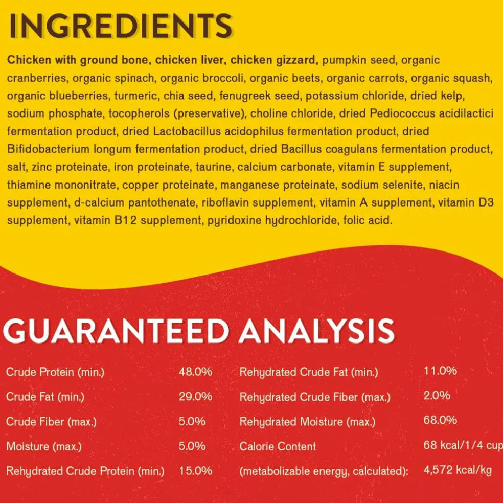 Stella & Chewy's Lil' Bites Chicken Little Recipe Small Breed Freeze-Dried Raw Food For Dog (7 oz)
