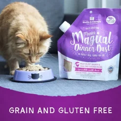 Stella & Chewy's Marie’s Magical Dinner Dust Wild Caught Salmon & Cage Free Chicken Recipe Freeze-Dried Cat Food Topper (7 oz)