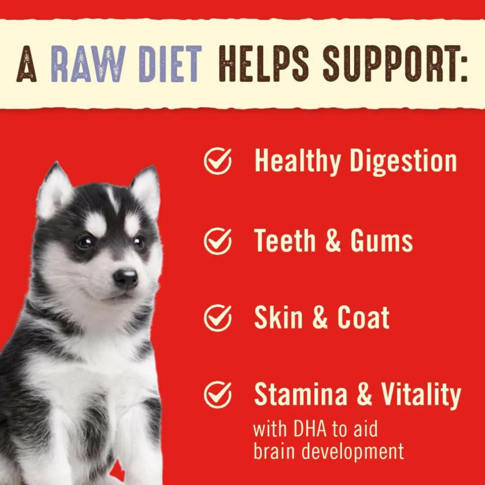 Stella & Chewy's Perfectly Puppy Chicken & Salmon Dinner Patties Freeze-Dried Raw Food