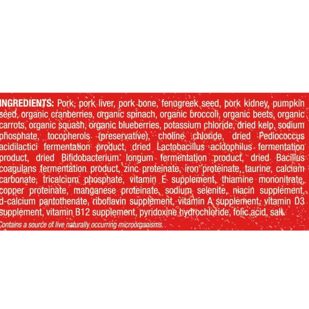 Stella & Chewy's Purely Pork Dinner Patties Freeze-Dried Raw Food for Dogs, 14-oz