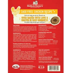 Stella & Chewy's Raw Coated Biscuits Cage-Free Chicken Recipe Crunchy Dog Treats (9 oz)