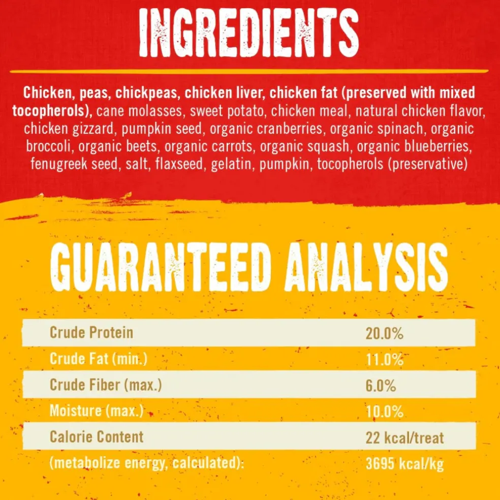 Stella & Chewy's Raw Coated Biscuits Cage-Free Chicken Recipe Crunchy Dog Treats (9 oz)