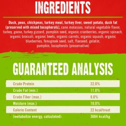 Stella & Chewy's Raw Coated Biscuits Cage-Free Duck Recipe Crunchy Dog Treats (9 oz)
