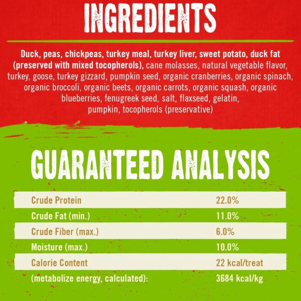 Stella & Chewy's Raw Coated Biscuits Cage-Free Duck Recipe Crunchy Dog Treats (9 oz)