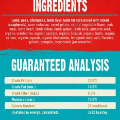 Stella & Chewy's Raw Coated Biscuits Grass-Fed Lamb Recipe Crunchy Dog Treats (9 oz)