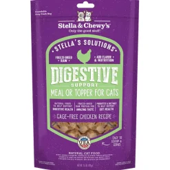 Stella & Chewy's Stella's Solutions Digestive Boost Cage-Free Chicken Freeze-Dried Meal Topper for Cats (7.5 oz)