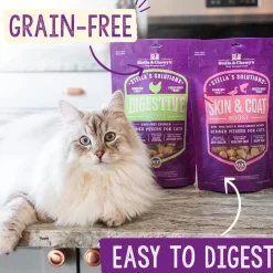 Stella & Chewy's Stella's Solutions Digestive Boost Cage-Free Chicken Freeze-Dried Meal Topper for Cats (7.5 oz)