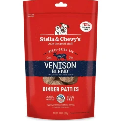 Stella & Chewy's Venison Blend Dinner Patties Freeze-Dried Raw Food for Dogs