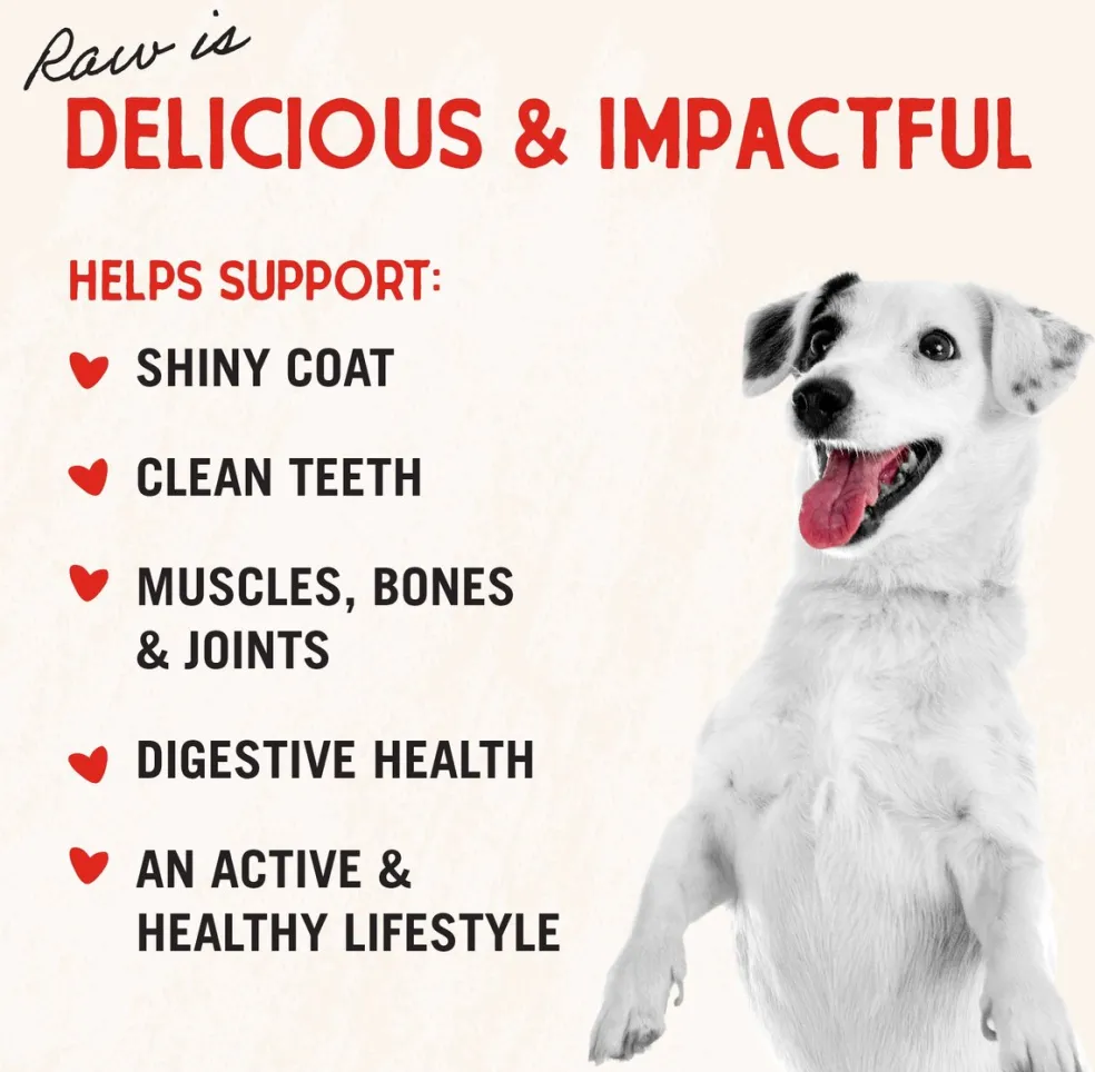 Stella & Chewy's Venison Blend Dinner Patties Freeze-Dried Raw Food for Dogs