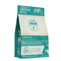 Steve's Real Food Lamb Protein Bites Gut Boosting Bites for Cats & Dogs (4 oz)