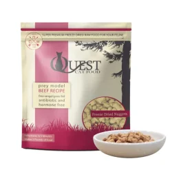 Steve's Real Food Quest Beef Recipe Freeze-Dried Cat Food (10 oz)