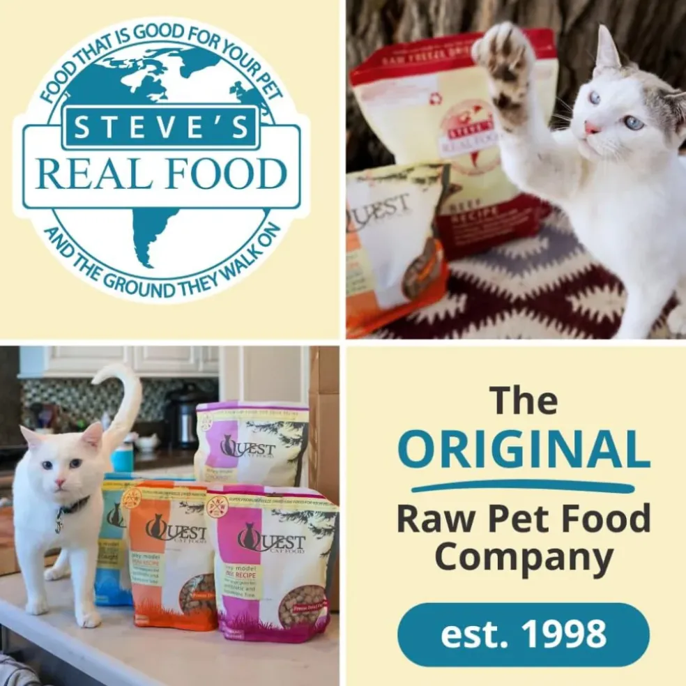 Steve's Real Food Quest Pork Recipe Freeze-Dried Cat Food (10 oz)