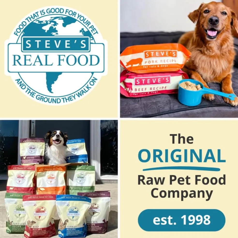 Steve's Real Food Turducken Recipe Freeze-Dried Pet Food for Cats & Dogs (1.25 lb)