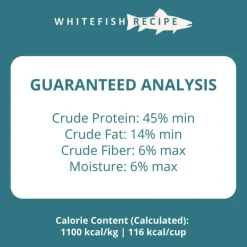 Steve's Real Food White Fish Recipe Freeze-Dried Pet Food for Cats & Dogs (1.25 lb)
